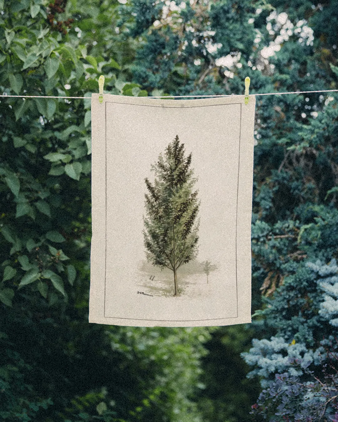 Ręcznik kuchenny - drzewo - obrazek 2