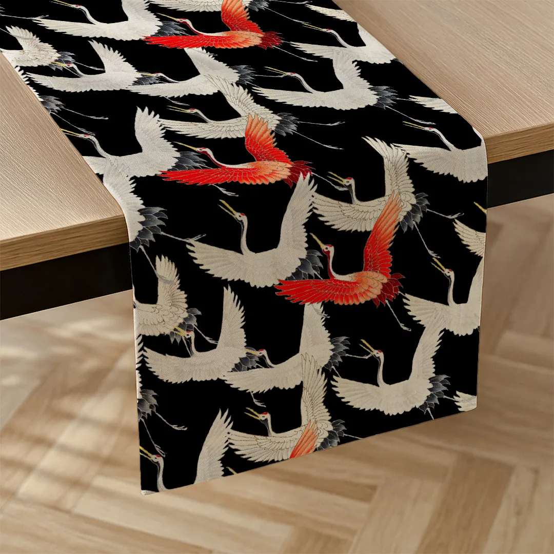 Bieżnik - Lecące japońskie żurawie - obrazek 3