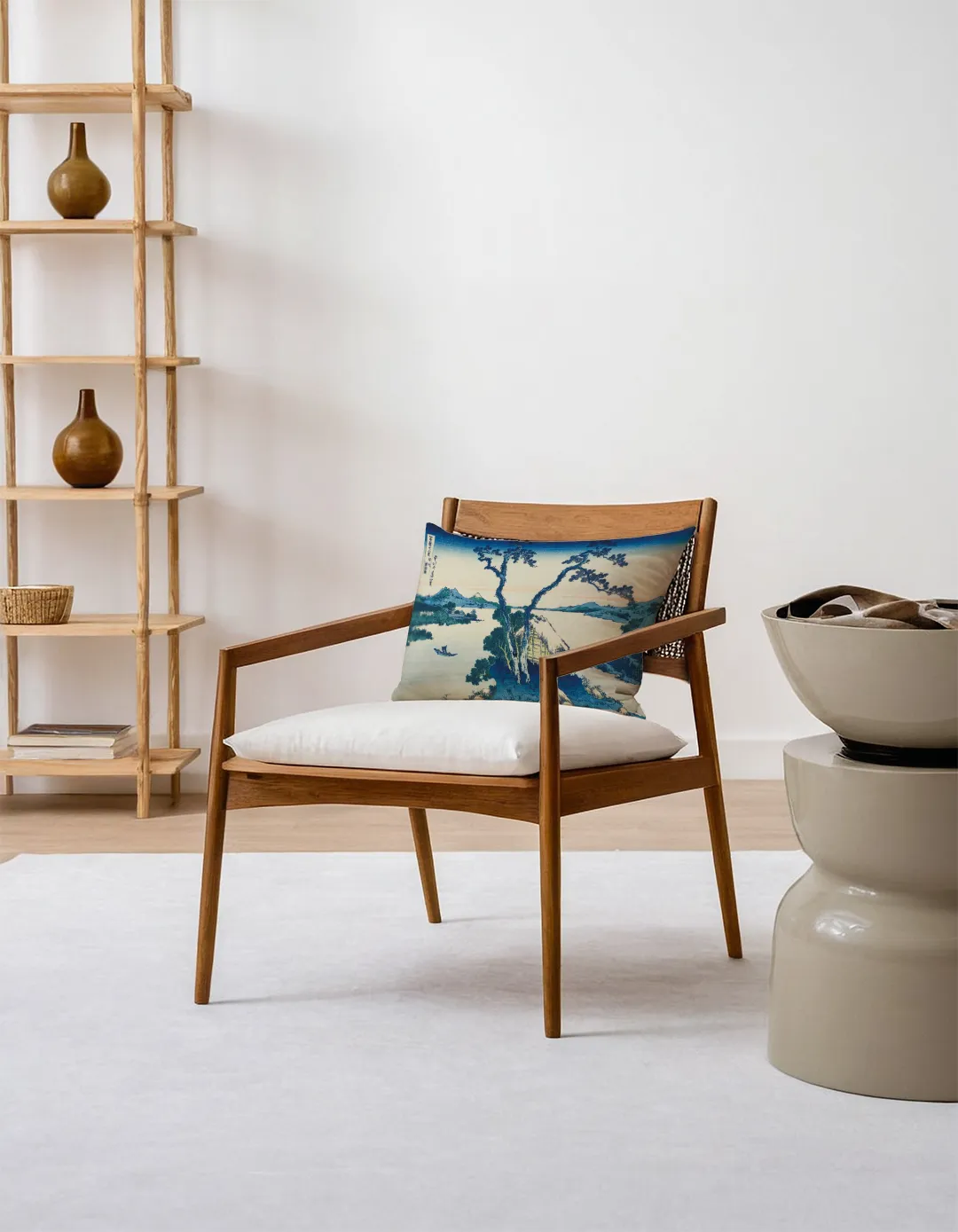 Poduszka - Jezioro Suwa - Hokusai - obrazek 5