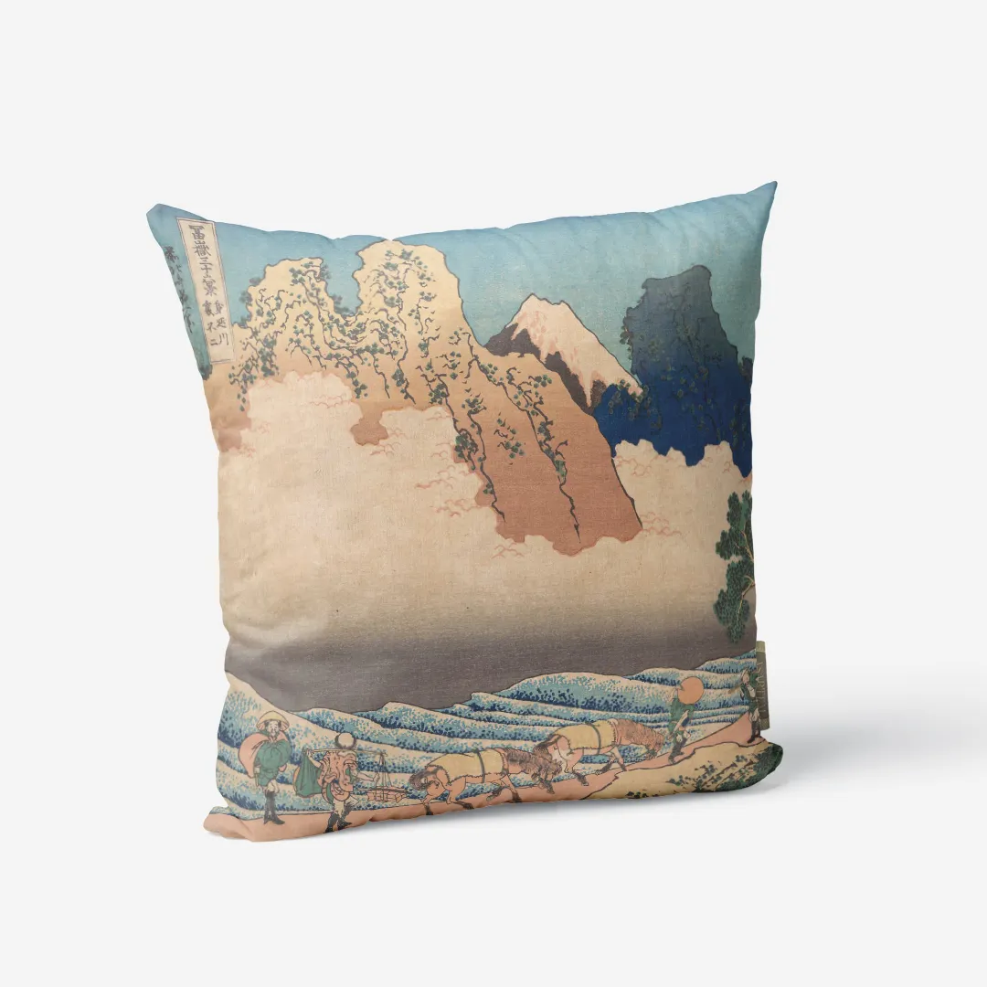 Poduszka - Widok na g&oacute;rę Fuji - Hokusai