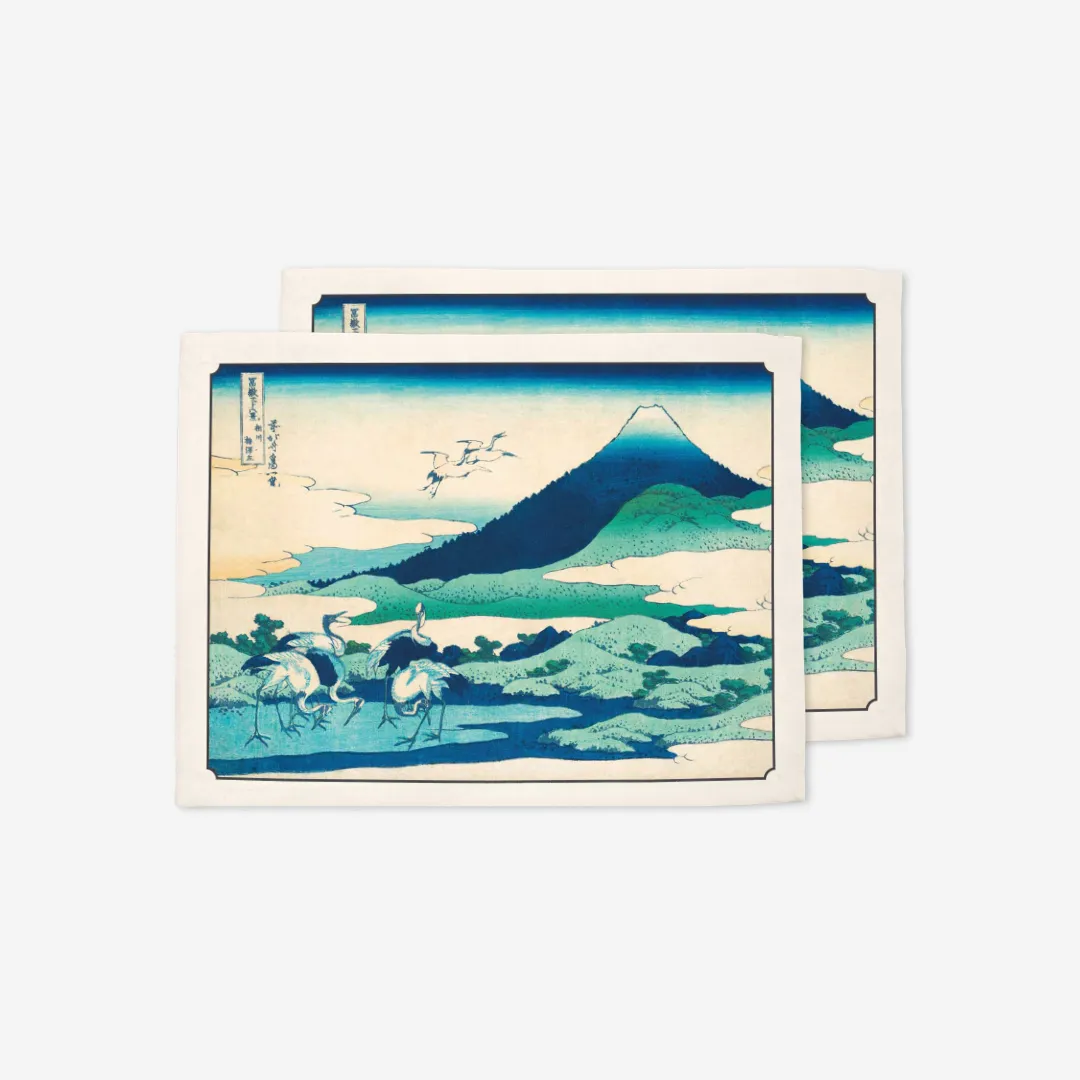 Podkładki - Dw&oacute;r Umezawa - Hokusai