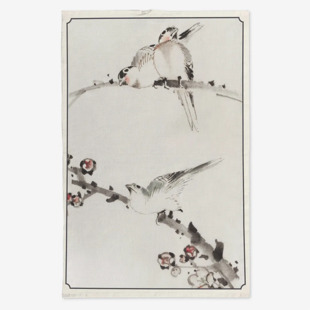 Ręcznik kuchenny - Japońskie ptaki