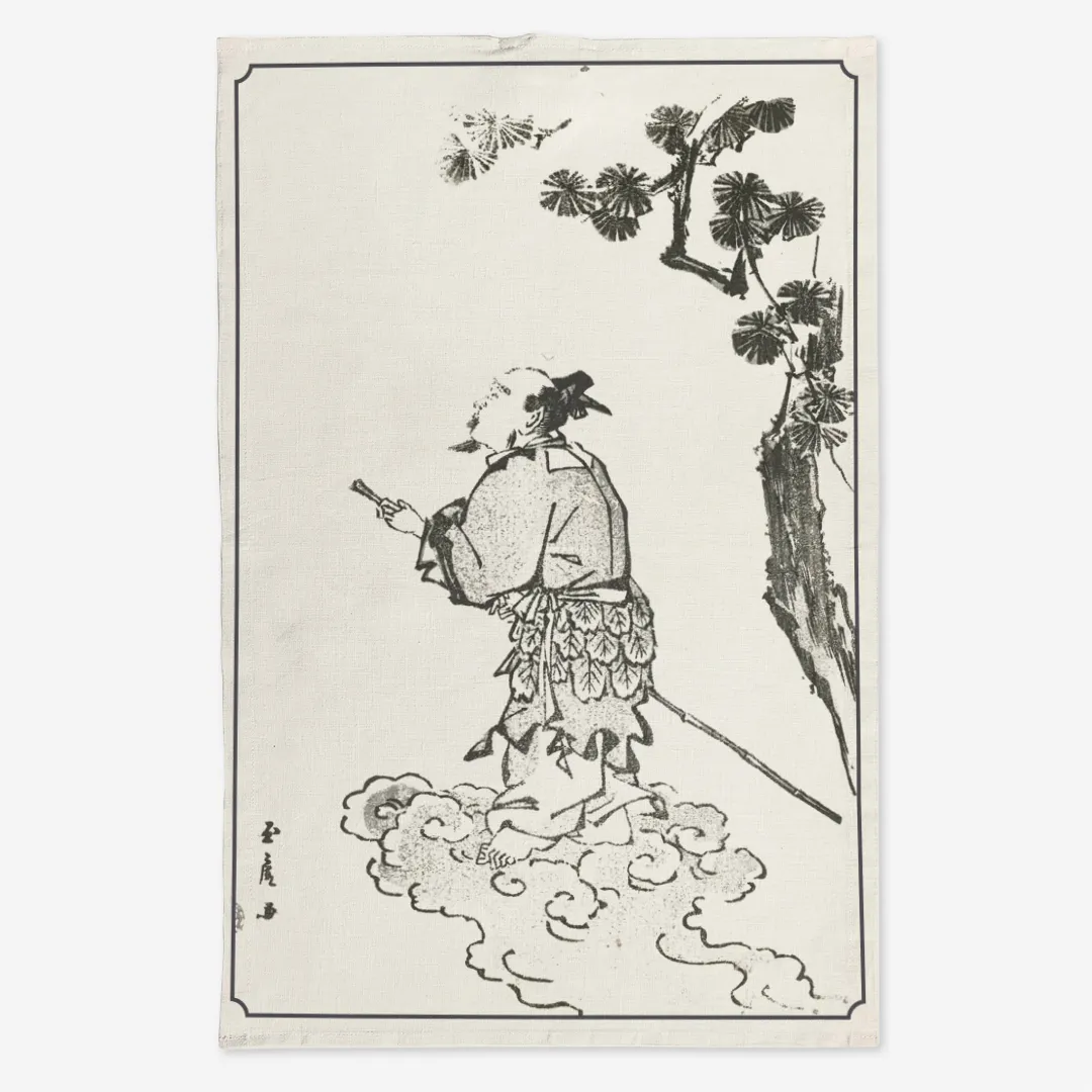 Ręcznik kuchenny - Taoist - Utagawa Kunitora