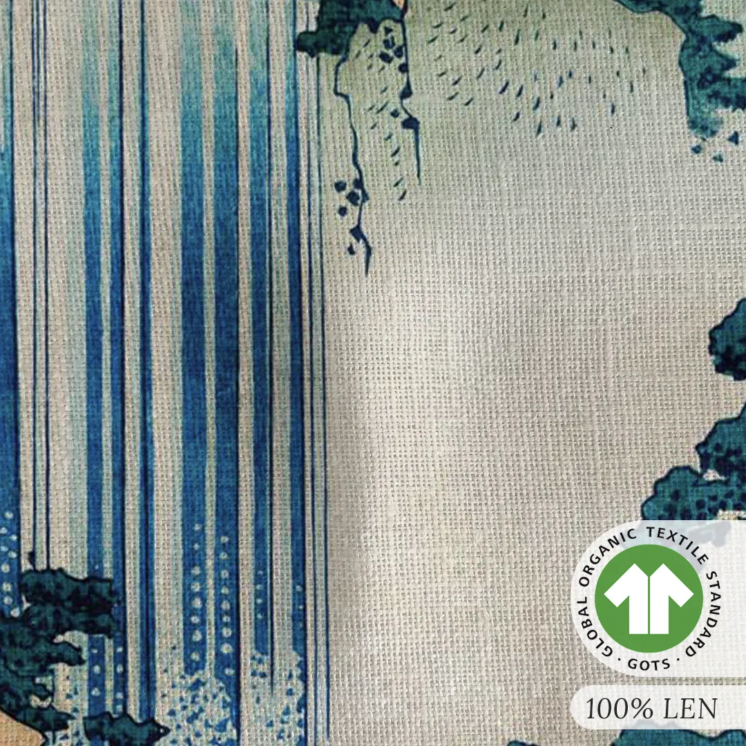 Ręcznik kuchenny - Yoro Waterfall - Hokusai - obrazek 3