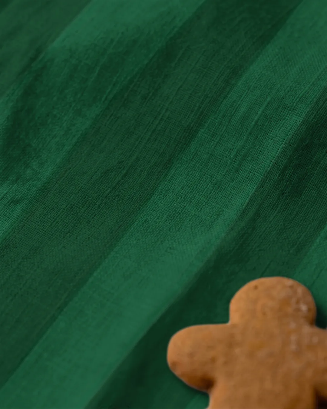 Ręcznik kuchenny świąteczny - Merry Christmas - zielone paski - obrazek 3