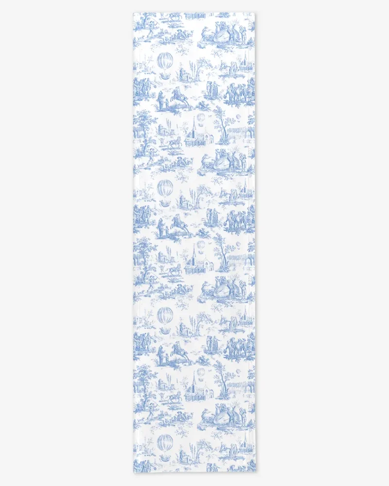 Bieżnik Niebieski Toile de Jouy 40x150 cm