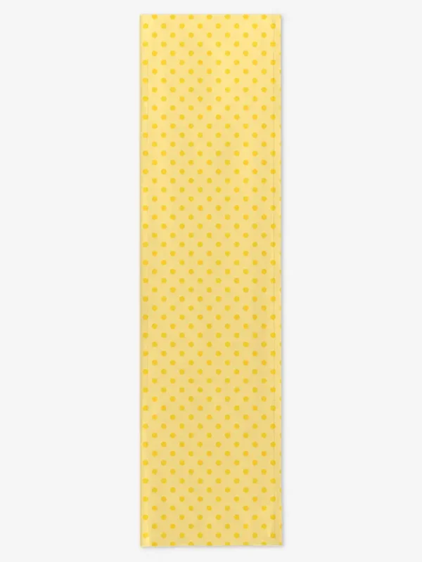 Bieżnik żółte kropki 40x150 cm