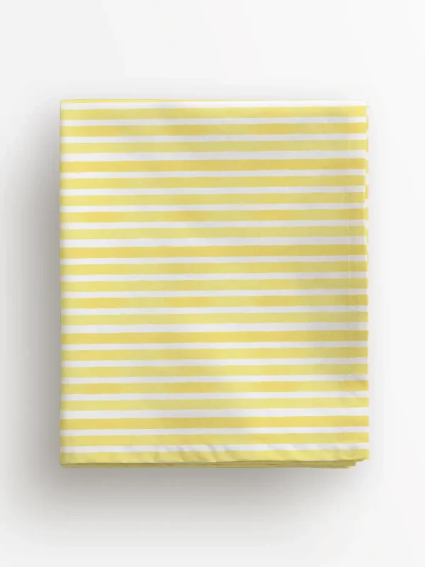 Obrus ż&oacute;łte paski 100x100 cm
