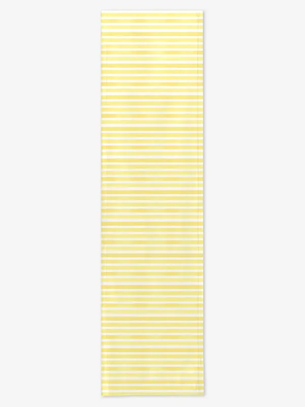Bieżnik ż&oacute;łte paski 40x150 cm