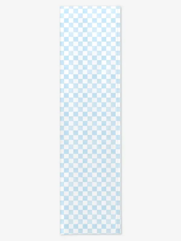 Bieżnik świąteczny błękitna krata 40x150 cm