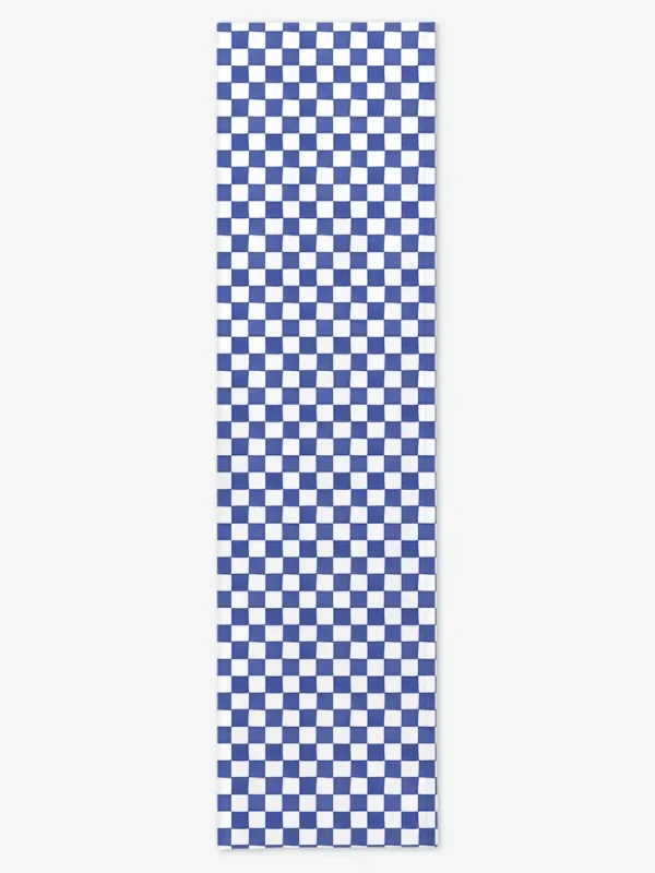 Bieżnik niebieska krata 40x150 cm
