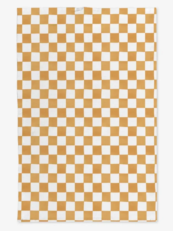Ręcznik kuchenny pomarańczowa krata 50x70 cm