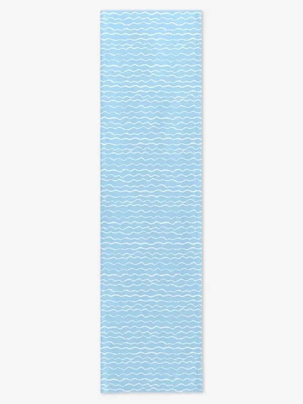 Bieżnik błękitne fale 40x150 cm