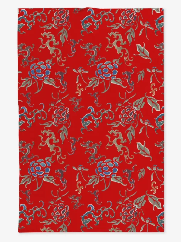 Ręcznik kuchenny wschodnia czerwień 50x70 cm
