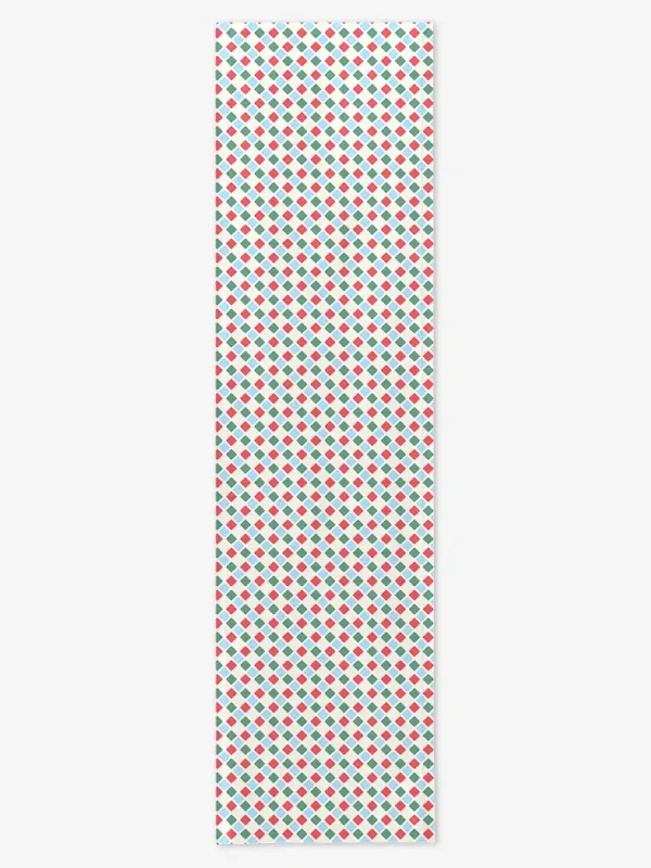 Bieżnik świąteczny kolorowe romby 40x150 cm