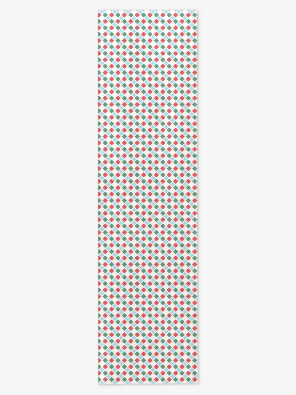 Bieżnik świąteczny kolorowe romby 40x150 cm