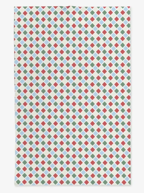 Ręcznik kuchenny Kolorowe romby 50x70 cm