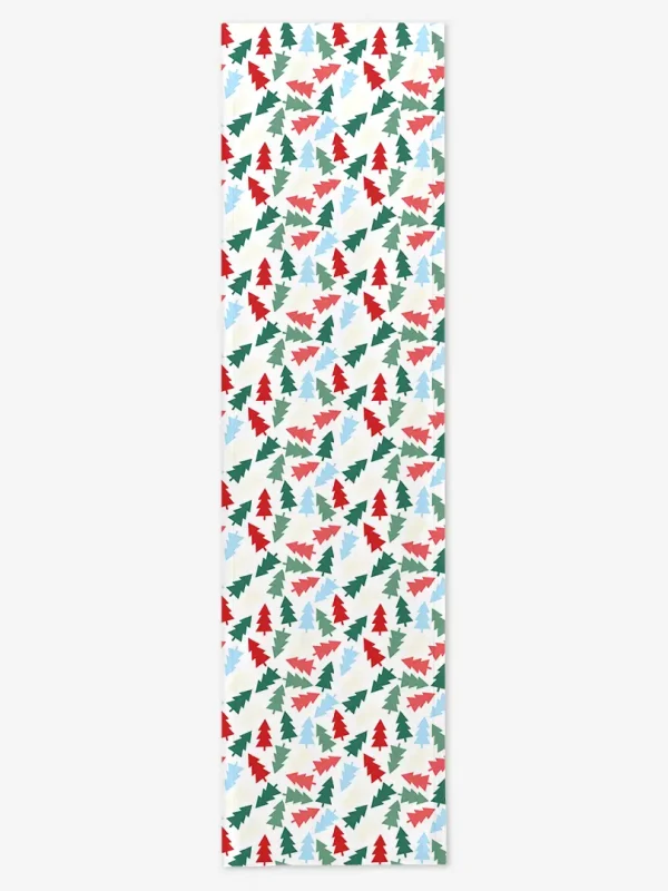 Bieżnik świąteczny Kolorowe choinki 40x150 cm