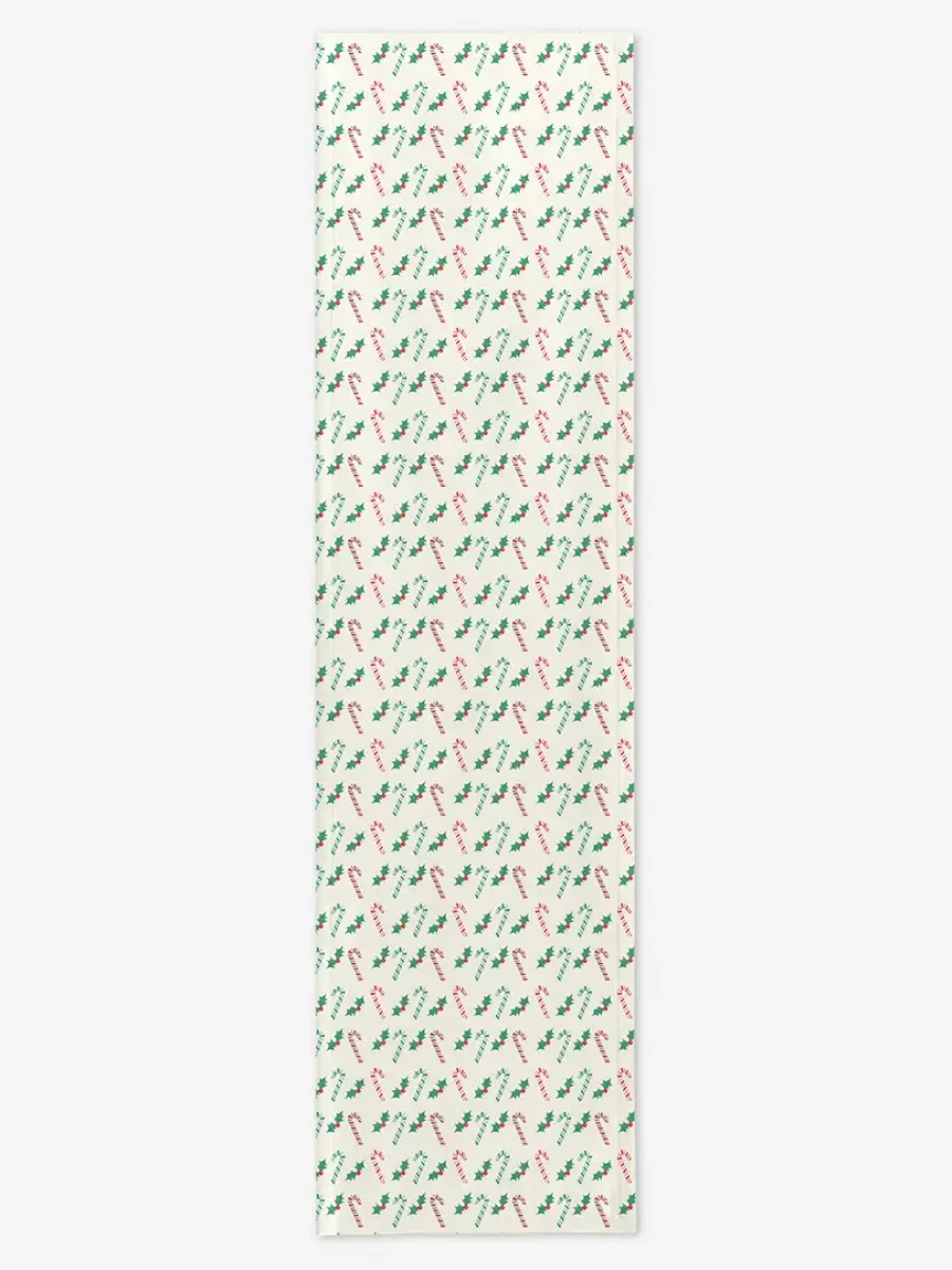Bieżnik świąteczny Laski świąteczne i jemioła 40x150 cm