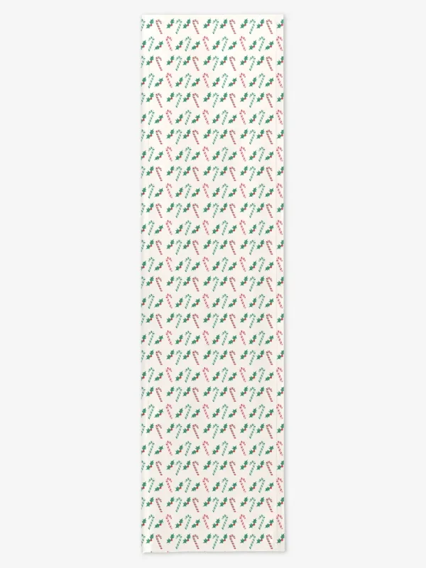 Bieżnik świąteczny Laski świąteczne i jemioła 40x150 cm