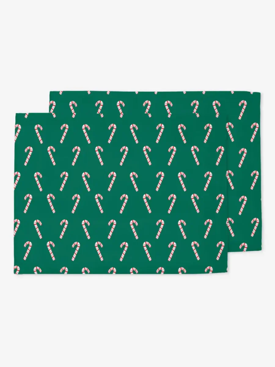 Podkładki świąteczne Laski świąteczne zieleń 35x45 cm