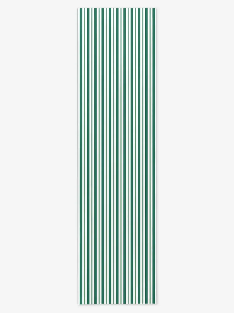 Bieżnik świąteczny klasyczne zielone świąteczne paski 40x150 cm