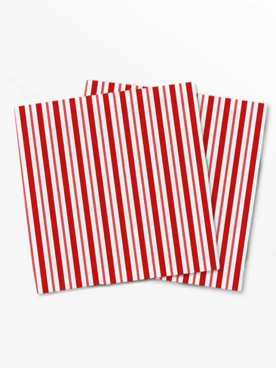 Serwetki świąteczne klasyczne czerwone świąteczne paski 40x40 cm