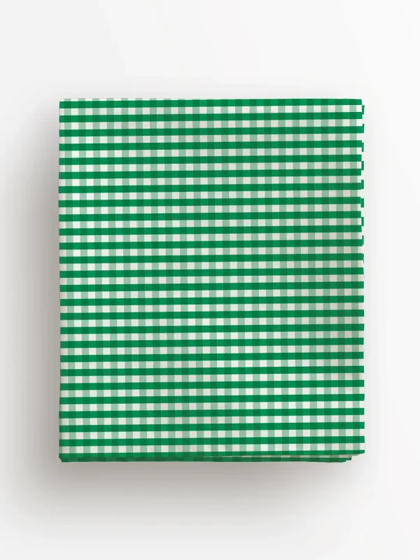 Obrus zielona kratka 100x100 cm