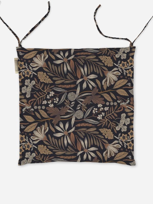 Poduszka na krzesło Retro flowers 40x40 cm