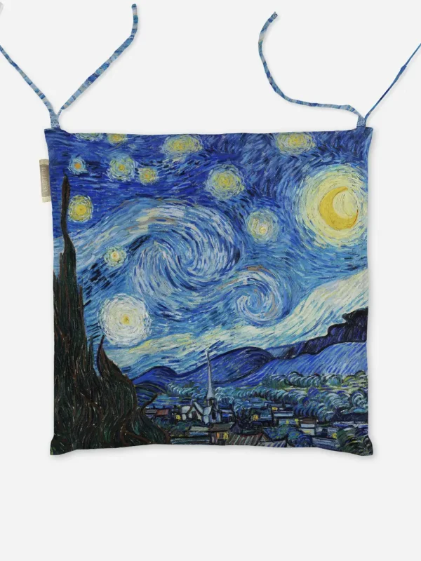 Poduszka na krzesło Gwieździsta noc 40x40 cm