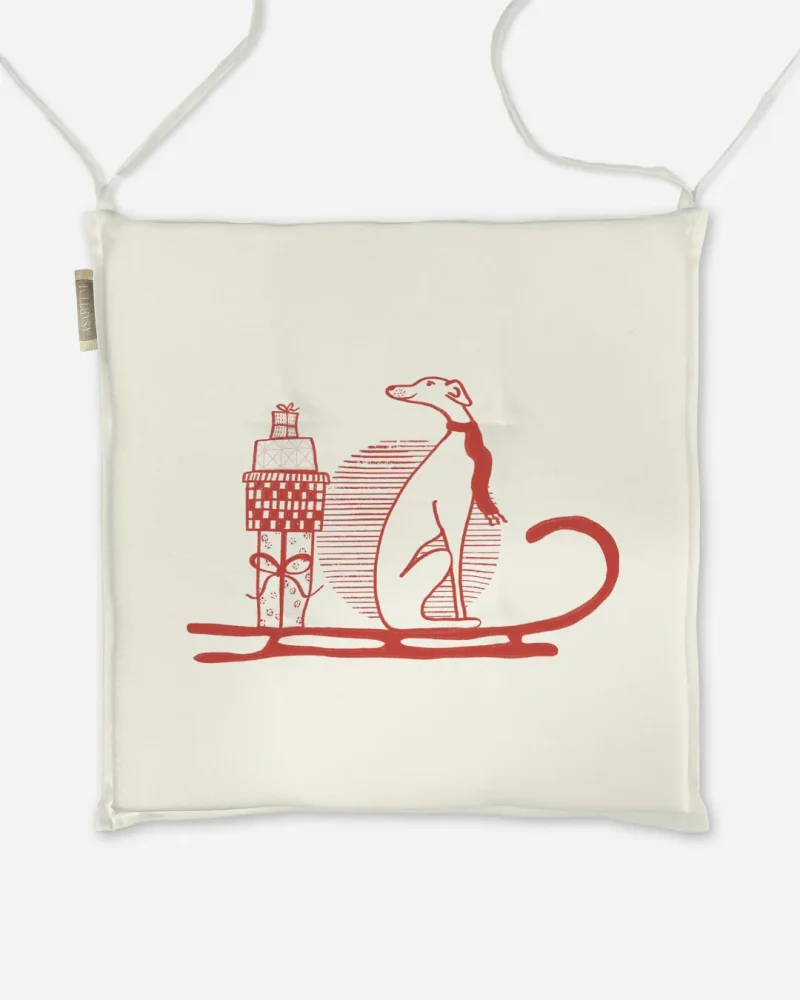 Poduszka świąteczna na krzesło christmas slide 40x40 cm