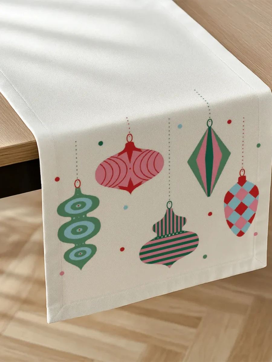 Bieżnik świąteczny Bombki 40x150 cm