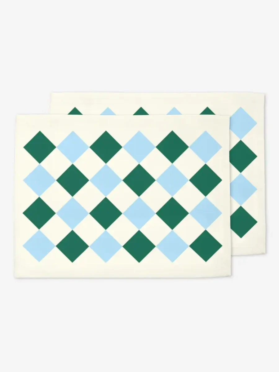 Podkładki świąteczne Retro świąteczna krata 35x45 cm