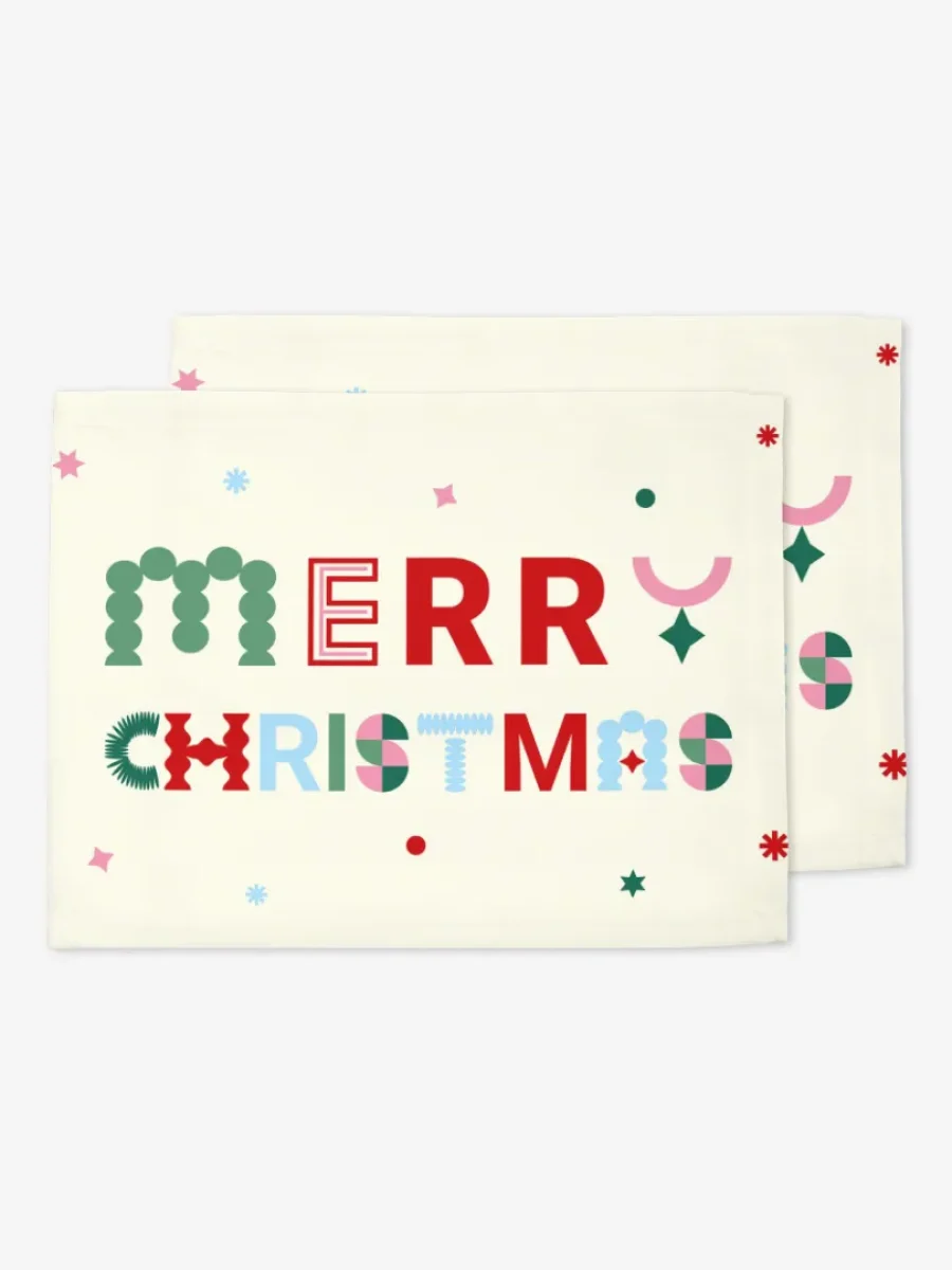 Podkładki świąteczne Merry Christmas napis 35x45 cm