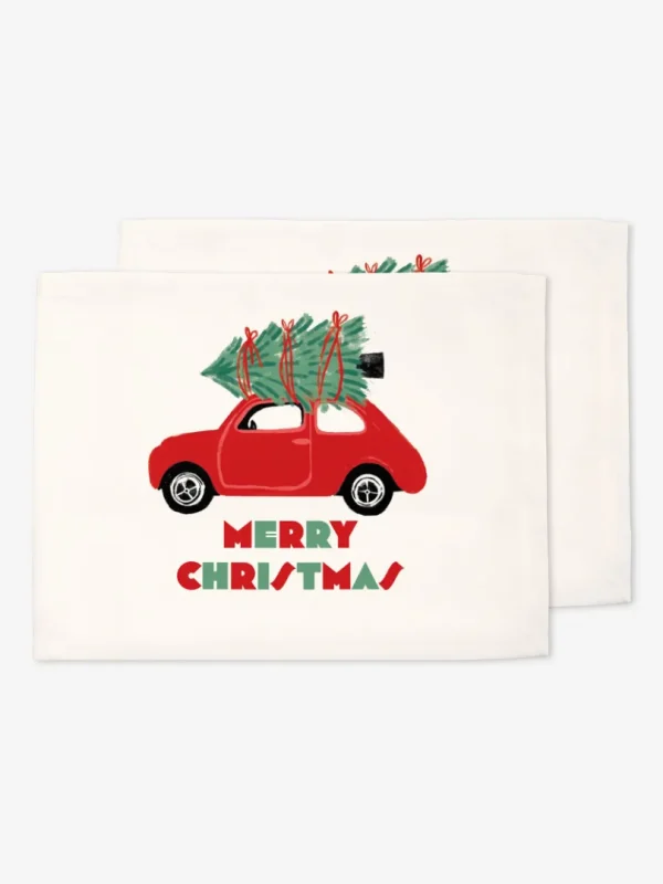 Podkładki świąteczne Świąteczny samoch&oacute;d Merry Christmas 35x45 cm