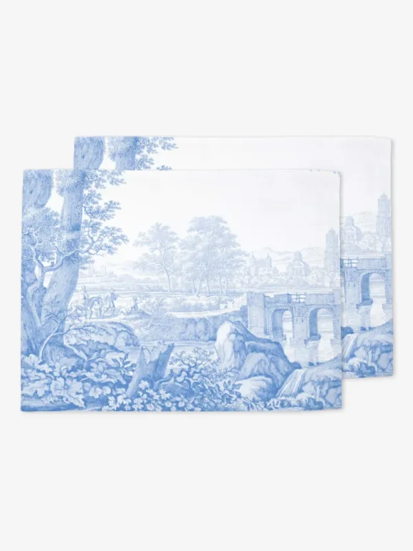 Podkładki Niebieski Toile de Jouy 35x45 cm