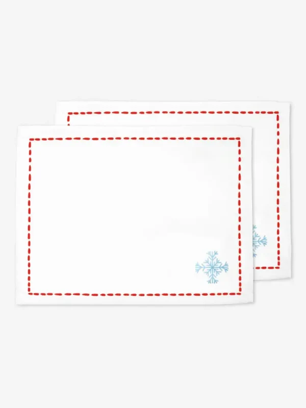 Podkładki świąteczne Minimalistyczna śnieżynka 35x45 cm