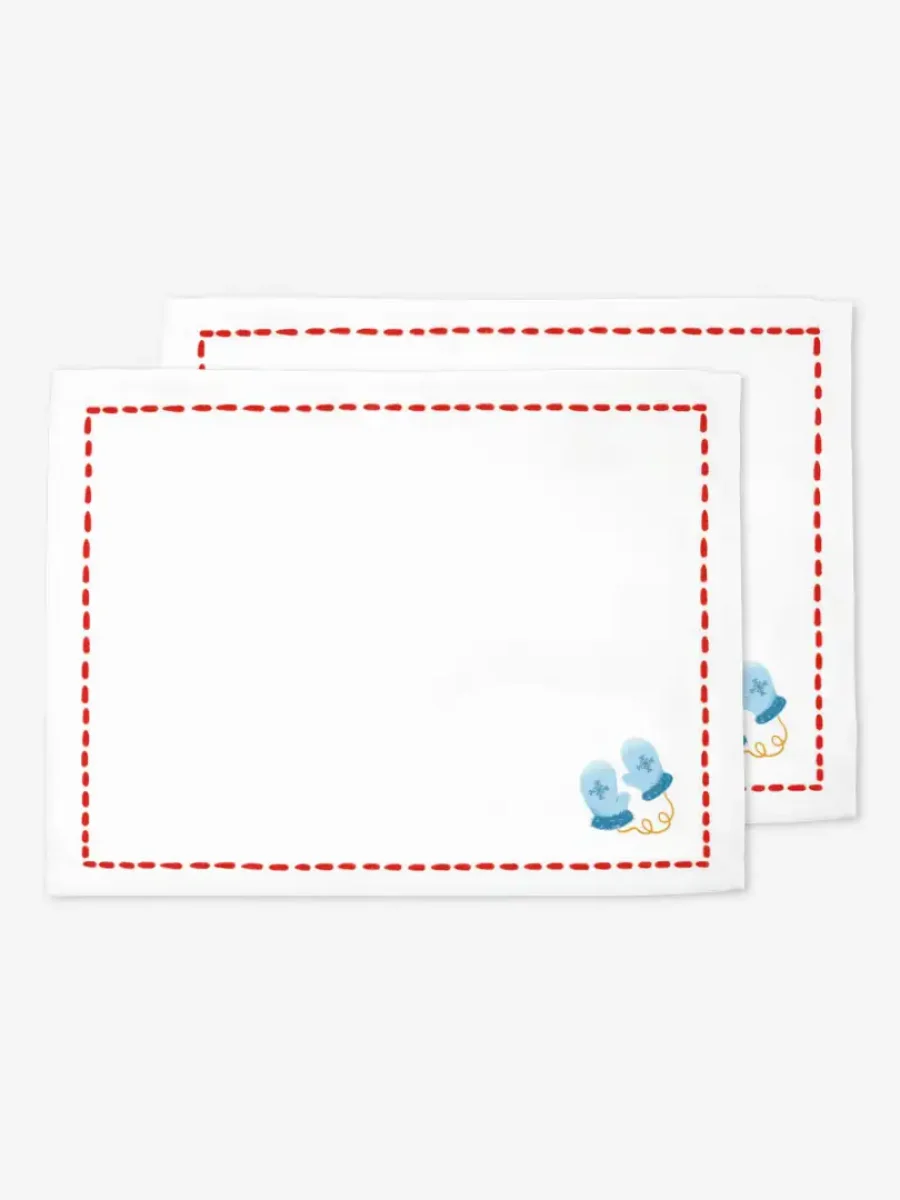 Podkładki świąteczne Minimalistyczne rękawiczki 35x45 cm