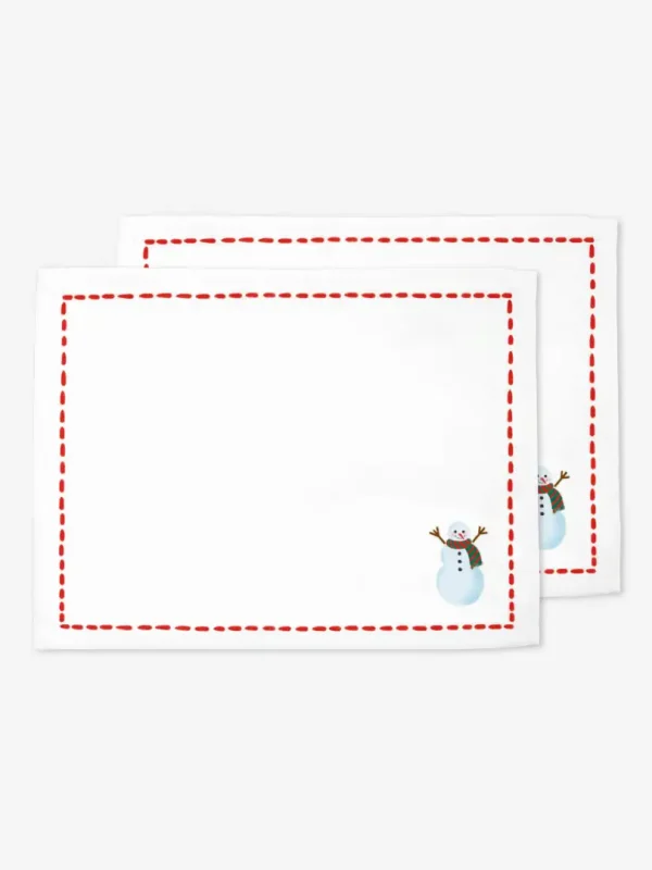 Podkładki świąteczne Minimalistyczny bałwan 35x45 cm