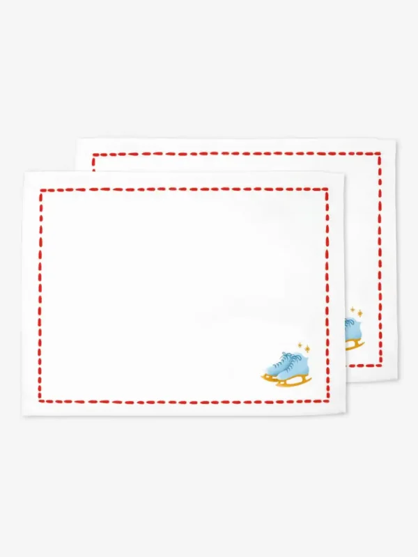 Podkładki świąteczne Minimalistyczne łyżwy 35x45 cm