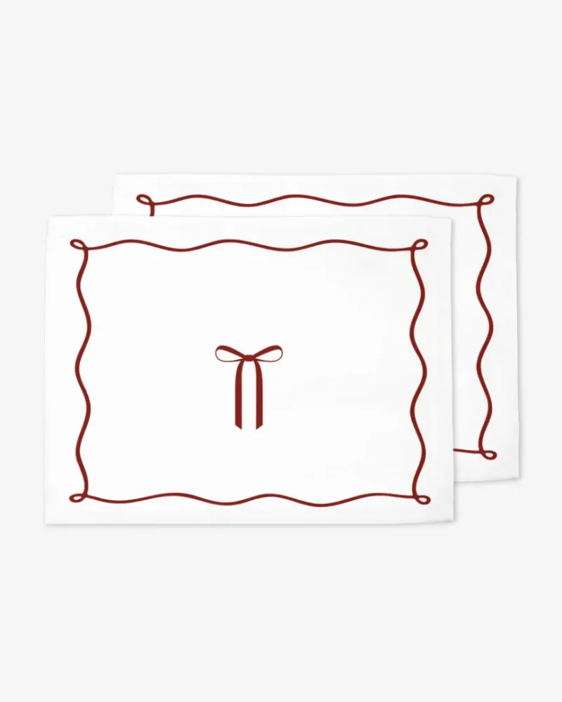 Podkładki świąteczne elegancka kokardka 35x45 cm