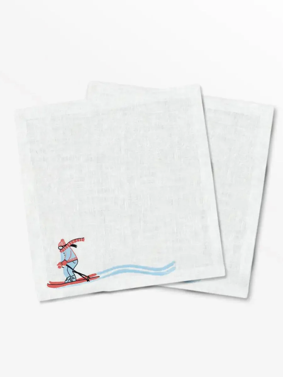 Serwetki świąteczne Narciarka 40x40 cm