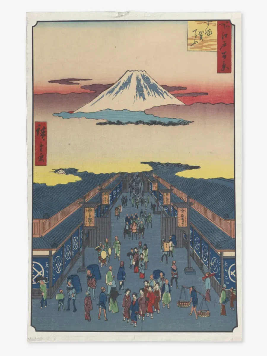 3.0.9_118_Ulica Suruga - Utagawa Hiroshige_26as_1ko_-_1wi_1r_50x70_pt_p_3.1.9_1_50x70_-_stu_-_-_-