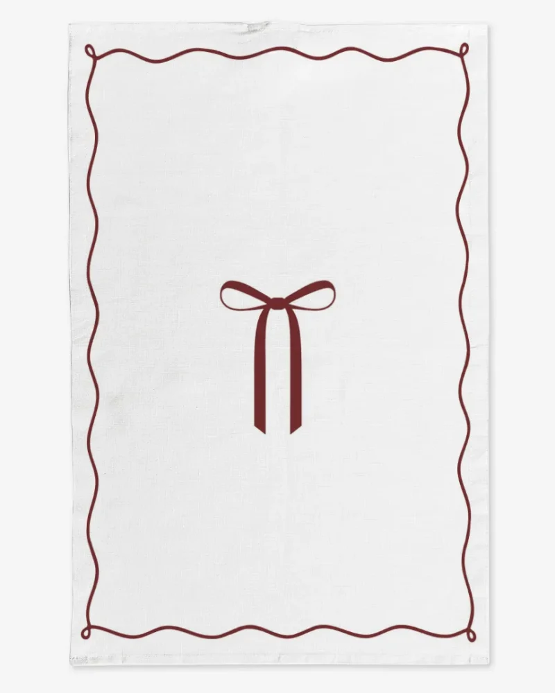 Ręcznik kuchenny elegancka kokardka 50x70 cm