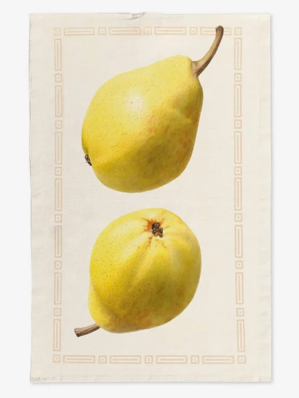 Ręcznik kuchenny gruszki w ramce 50x70 cm