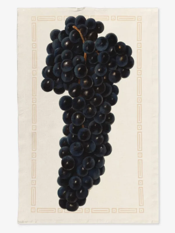 Ręcznik kuchenny czarne winogorno 50x70 cm