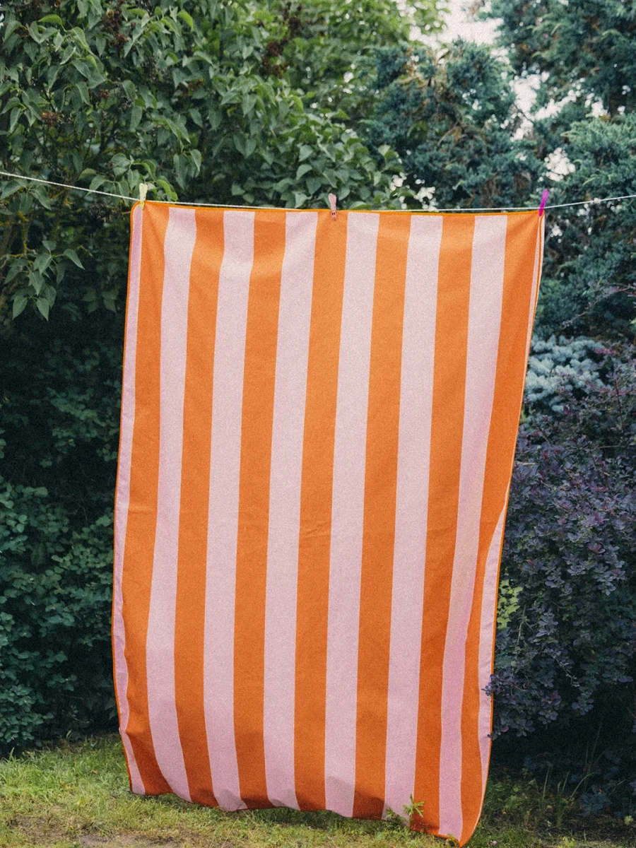 5. obrus - różowo-pomarańczowe pasy_produkt (2)