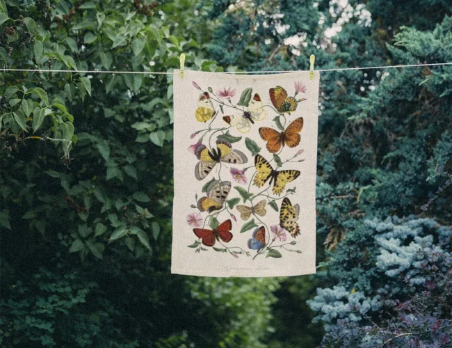 ręcznik - motyle 3x4
